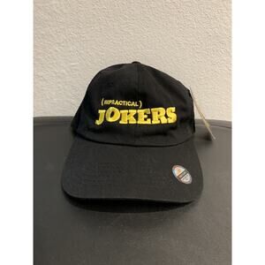 NWT Impractical Jokers Staten Island New York Black Strap Cap Hat TV Show Promo
